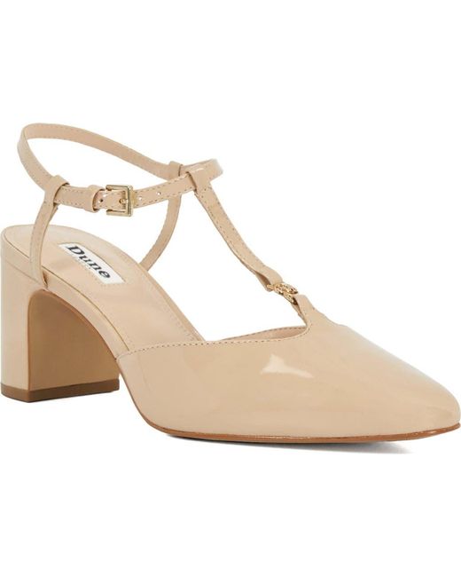Dune Metallic Dominate T-Strap Pump