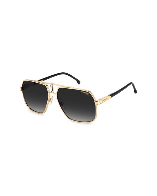 Carrera Black 62mm Oversize Gradient Navigator Sunglasses for men