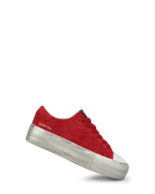 Vintage Havana Red Amaze Platform Metallic Sneaker