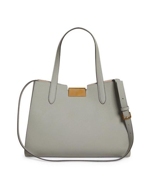 Marni Gray Small Trunkaroo Leather Tote