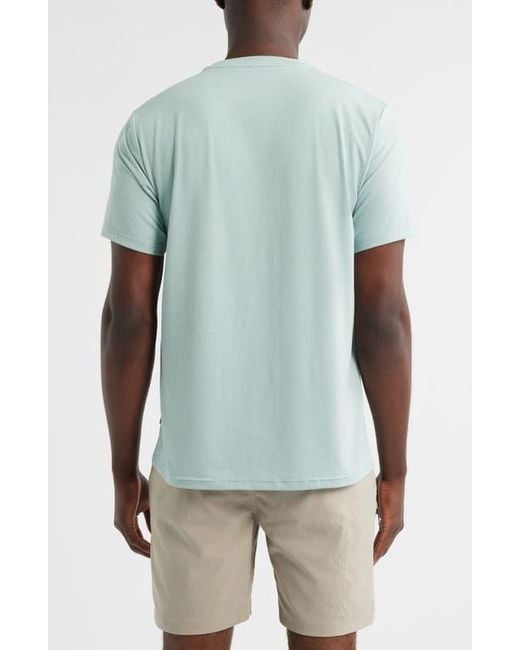 Free Fly Blue Flex Performance Pocket T-Shirt for men
