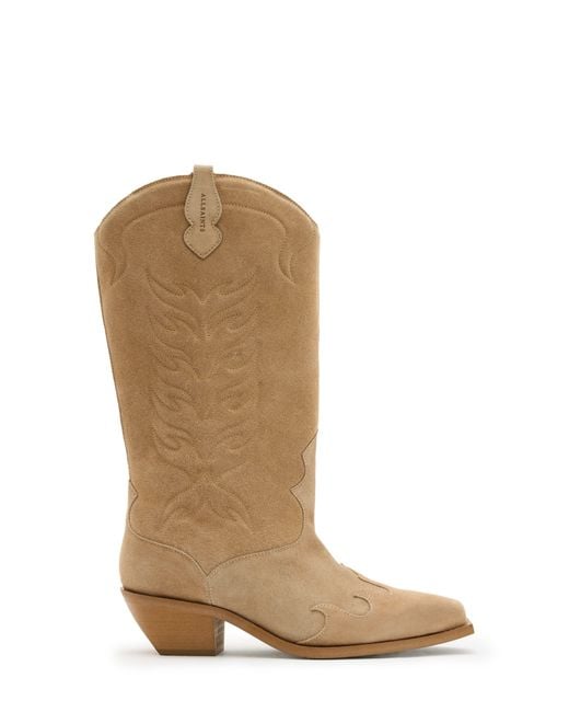 AllSaints Natural Dolly Western Boot