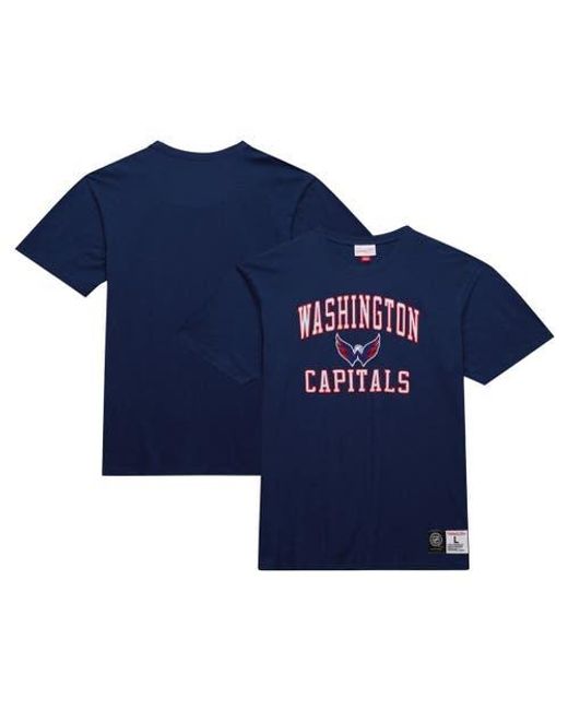 Mitchell & Ness Blue Washington Capitals Legendary Slub T-Shirt for men