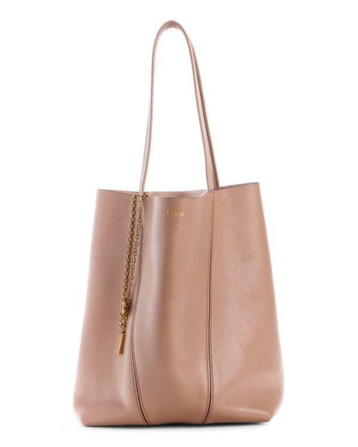 Chloé Pink Spin Leather Tote