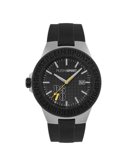 Philipp Plein Black Watches Vortex for men