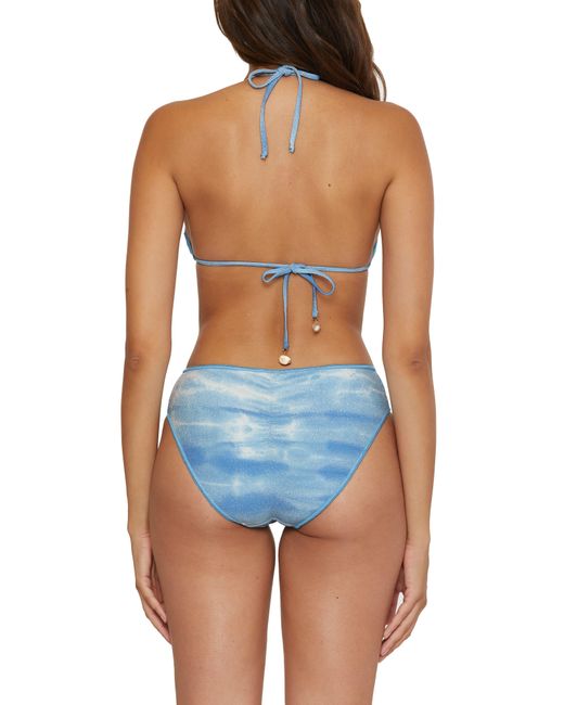 Becca Blue Washed Away Triangle Bikini Top