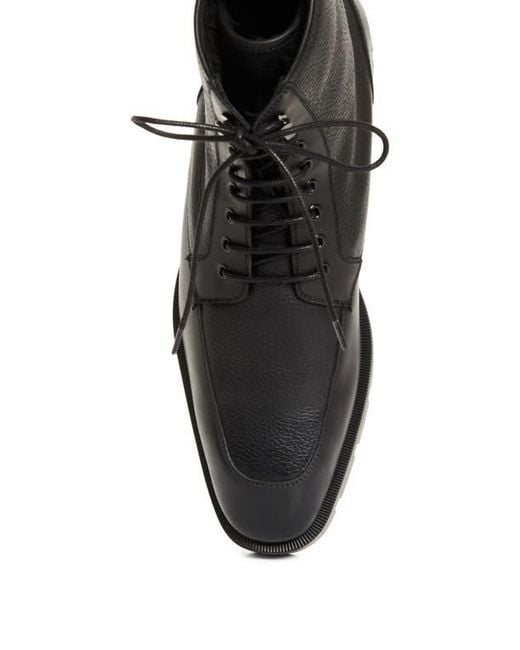 Christian Louboutin Black Caracolo Lion Leather Boot for men