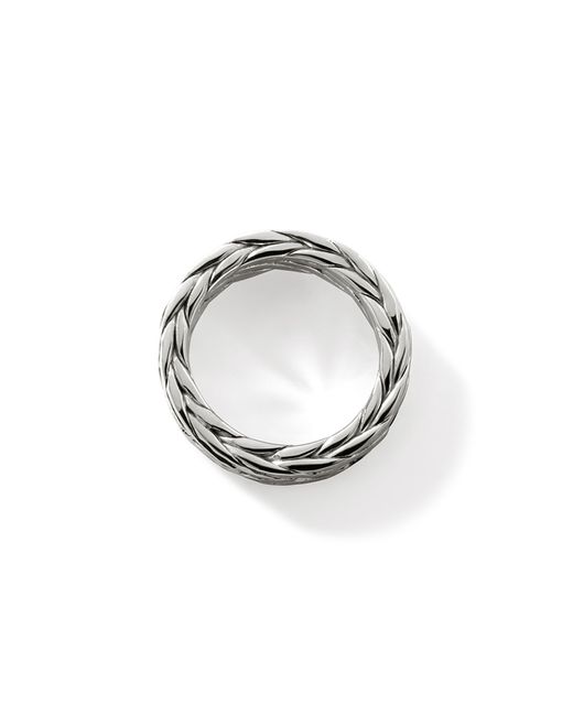 John Hardy Metallic Hammered Chain Band Ring At Nordstrom