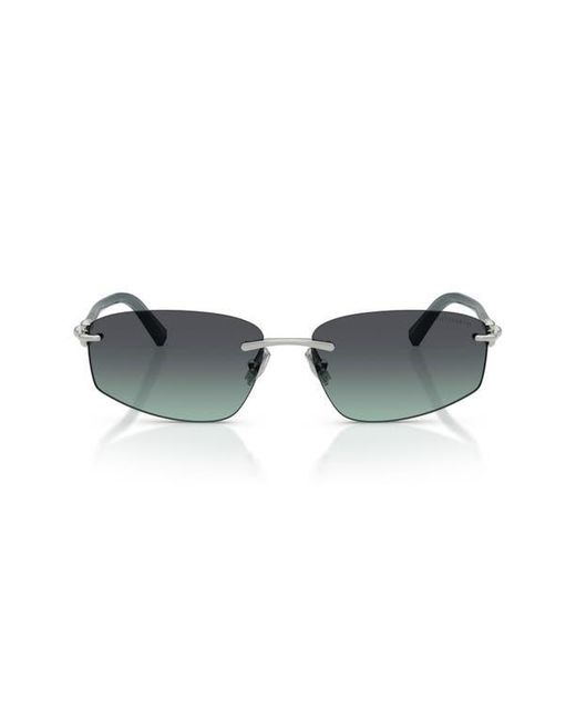 Tiffany & Co Multicolor 59Mm Irregular Rectangular Sunglasses