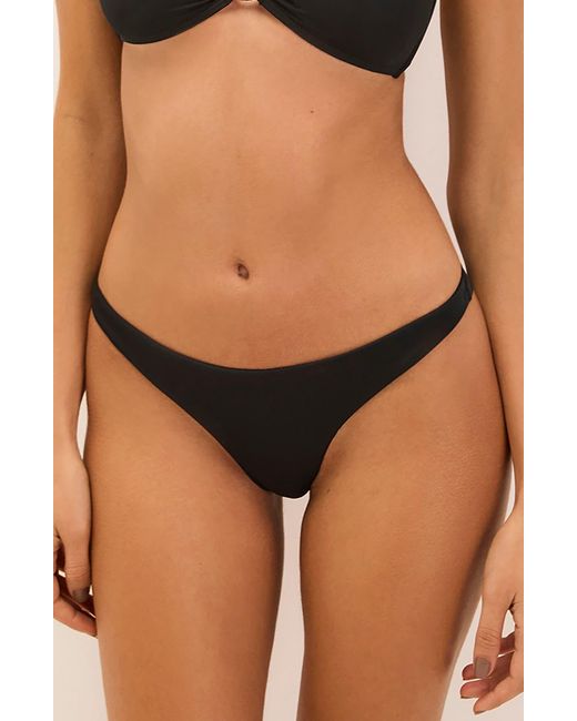 ViX Black Solid Basic Bikini Bottoms