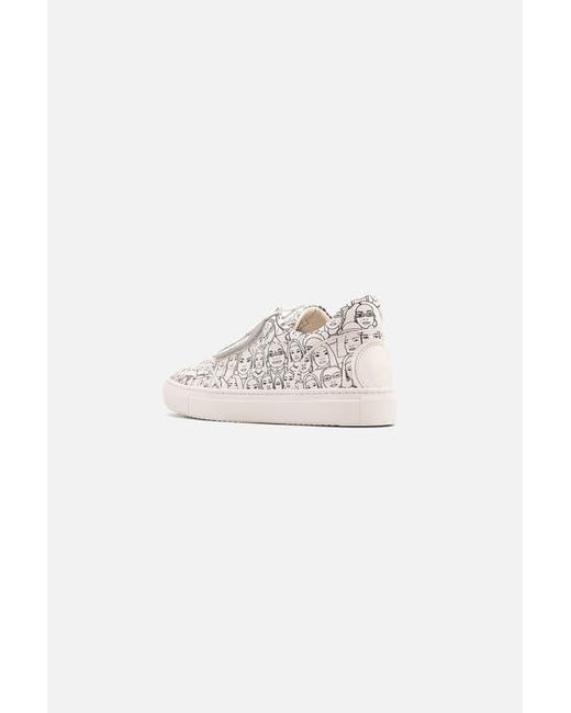 Fini White Bold Ty Sneaker