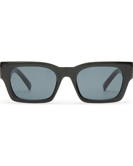 Le Specs Blue Shmood 52Mm Rectangular Sunglasses