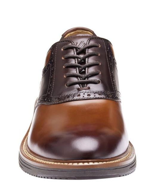 Johnston & Murphy Brown Upton Saddle Shoe for men