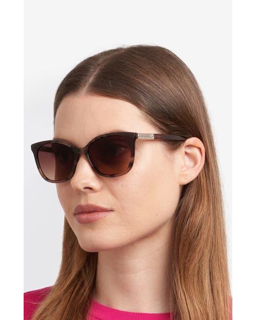 Kate Spade Brown Seline 54Mm Rectangular Sunglasses
