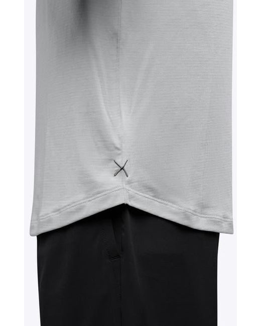 Cuts Gray Crossover Polo for men