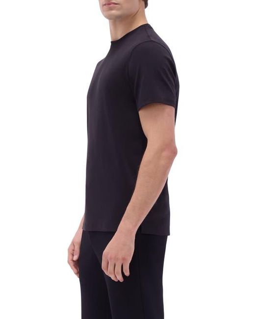 Bugatchi Blue Hank Solid Pima Cotton T-Shirt for men