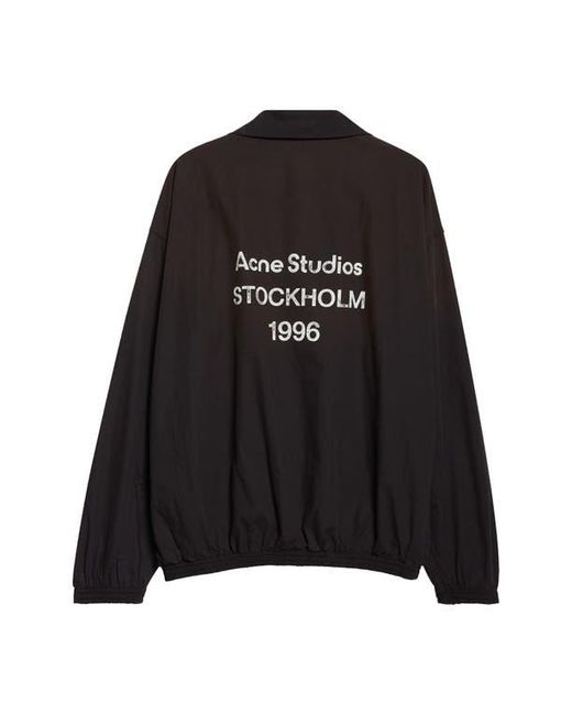 Acne Black Olando Logo Jacket for men