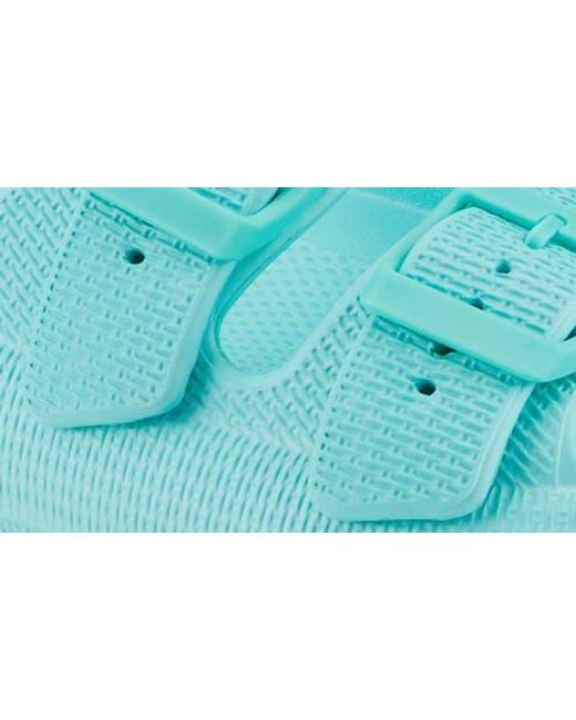 Flexus by Spring Step Blue Bubbles Waterproof Slide Sandal