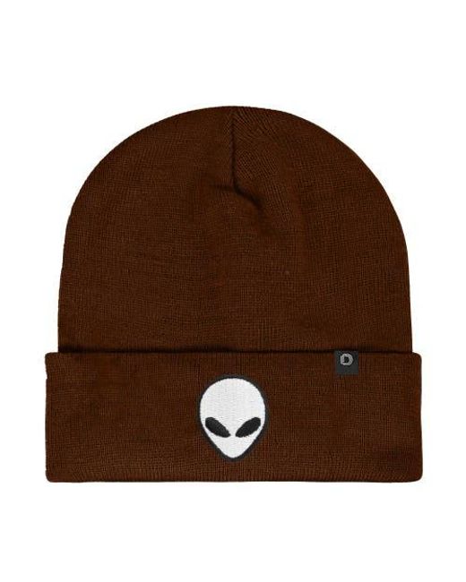 Alix Brown Alien Beanie for men