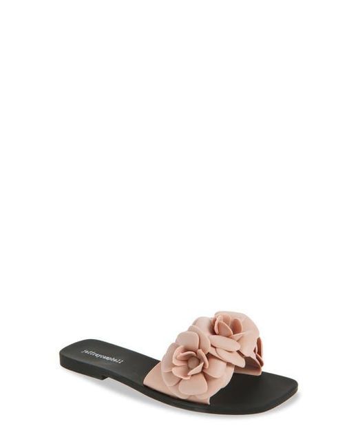 Jeffrey Campbell White Floralee Slide Sandal
