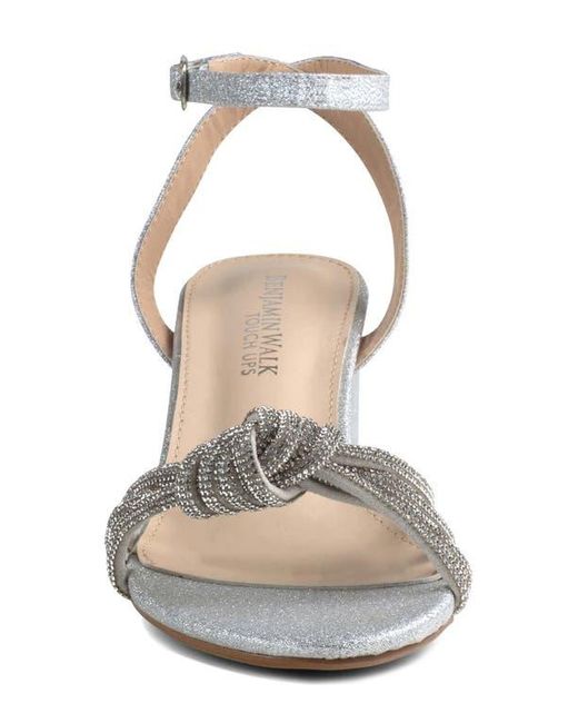 Touch Ups White Libra Ankle Strap Sandal