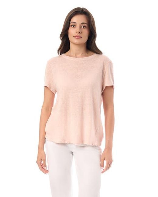 Equipment Pink Linen Tee