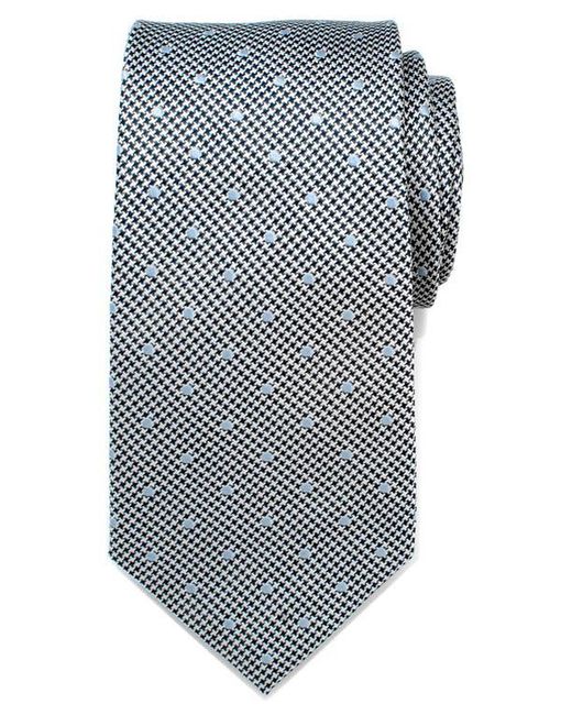 Cufflinks Inc. Gray Houndstooth Dot Silk Tie for men