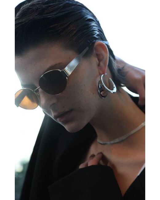 Kellery Metallic Bond Statement Earrings