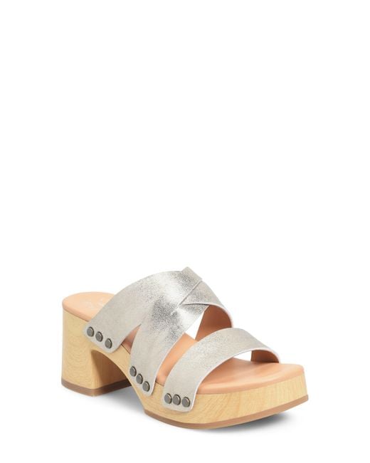 Kork-Ease Metallic Emersen Platform Mule Sandal