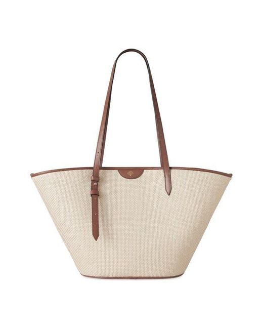 Mulberry Natural Raffia Basket Tote