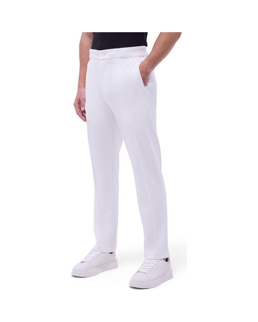 Bugatchi Purple Soft Touch Pintuck Knit Pants for men