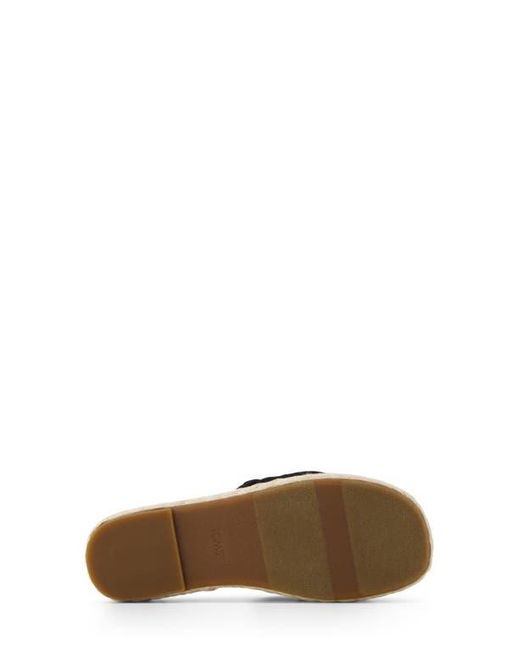 TOMS Black Abby Plaftorm Slide Sandal