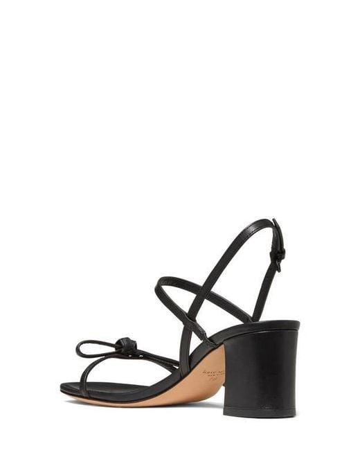 Kate Spade White Loop Slingback Sandal