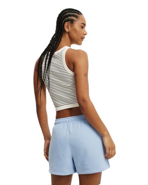 Cotton On Blue Active Plush Essential Gym Short