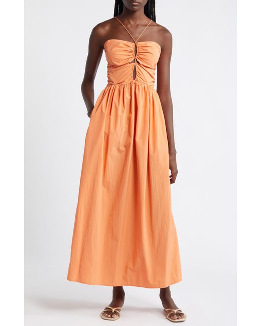Rails Orange Silvia Cutout Maxi Dress