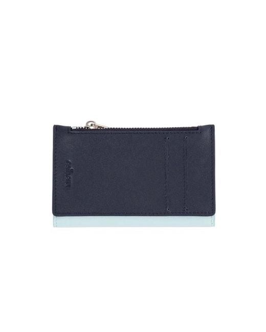 Esterah Blue Modular Leather Wallet
