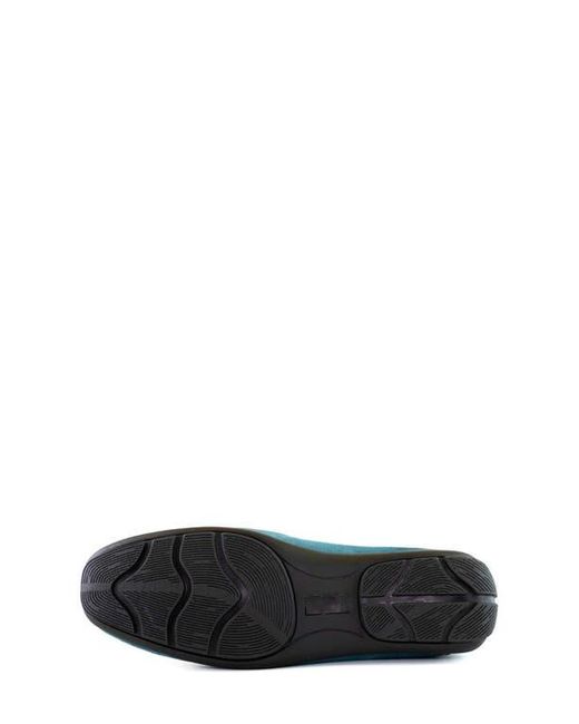 Marc Joseph New York Blue Hamilton Place Leather Penny Driver Loafer for men