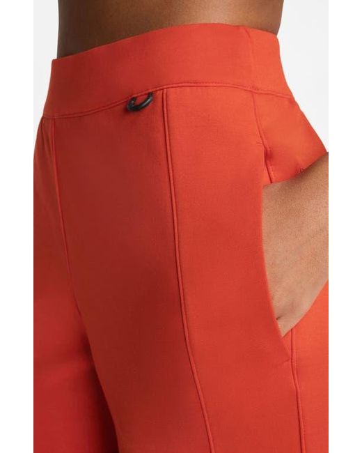 Nike Red 24.7 Dri-Fit Mid-Rise Joggers