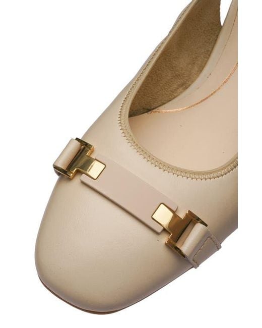 Ara Natural Gliselle Slingback Pump