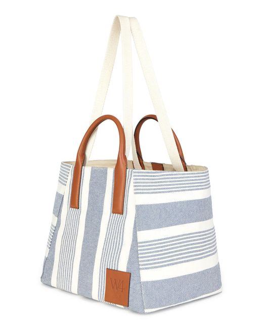 WE-AR4 Blue The Riviera Tote