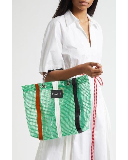 Plan C Green Clear Shopper Tote
