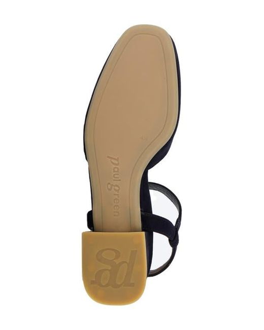 Paul Green Blue Bianca Ankle Strap Pump