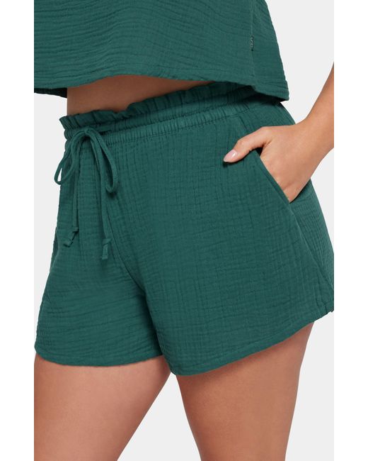 Ugg Green ugg(r) Moriah Cotton Gauze Lounge Shorts