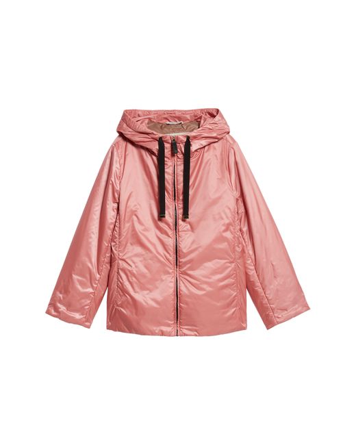 Max Mara Pink Greenh Insulated Hooded Jacket