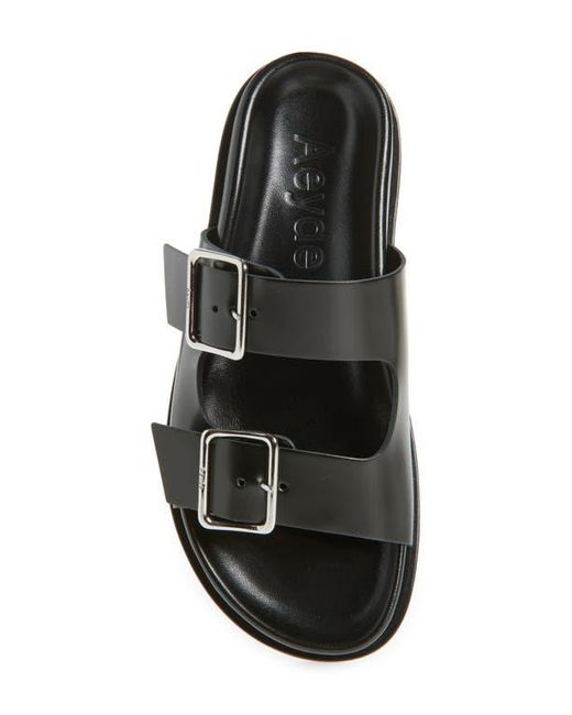 Aeyde Black Meena Slide Sandal