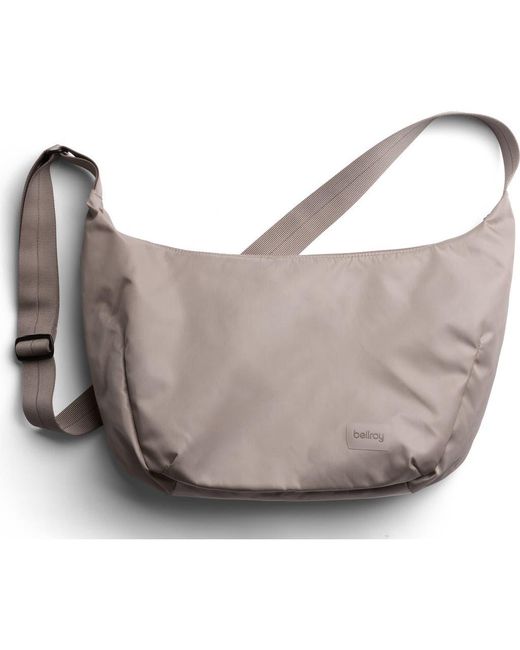 Bellroy Gray Laneway Crescent Crossbody Bag