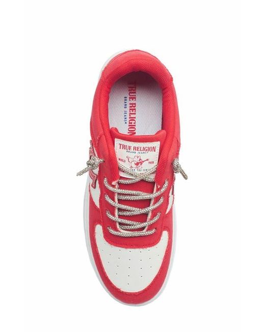 TRUE RELIGION Ladies Allison Logo Sneaker in Red | Lyst