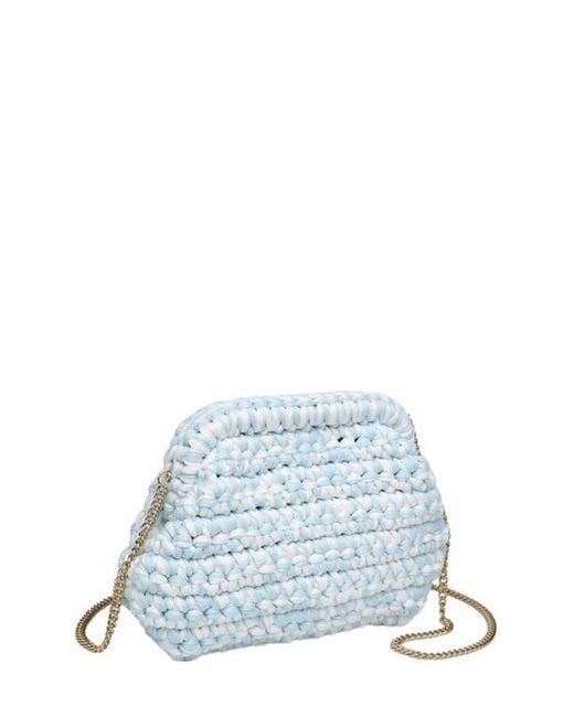 Moda Luxe Blue Raya Clutch