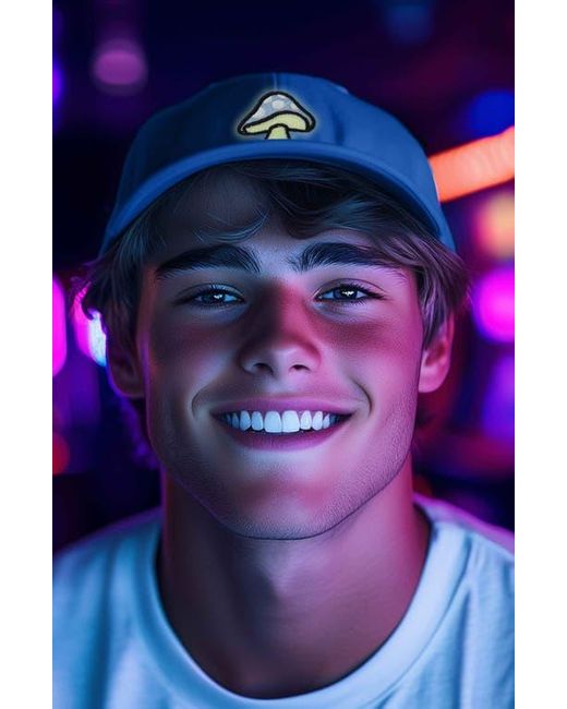 Alix Blue Mushroom Hat for men