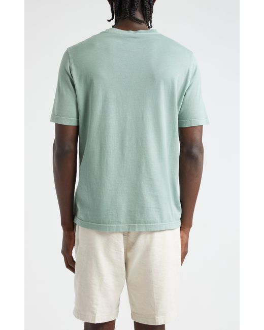 Thom Sweeney Green Classic Cotton T-shirt for men